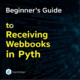 python receive webhooks